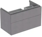 Geberit Xeno2 Waschtisch-Unterschrank 500516431 88x53x46,2cm, mit 2 Schubladen, mit