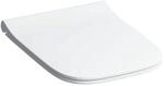 Geberit Smyle Square WC-Sitz 500240011 weiss, mit Absenkautomatik, Scharniere chrom