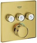 Grohe Grohtherm Smartcontrol Fertigmontageset 29126GN0 cool sunrise geb&uuml;rstet,