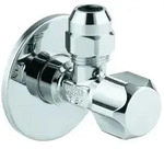 Grohe Eckventil 22023000 1/2" x 3/8", chrom, Rosette, selbstdichtend,