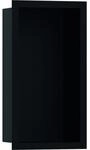 hansgrohe XtraStoris Wandnische 56095670 30x15x10cm, mit Designrahmen, mattschwarz,