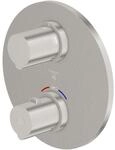 Steinberg Serie 260 Fertigmontageset 10041333BN f&uuml;r Unterputzthermostat, Brushed