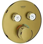 Grohe Grohtherm Smartcontrol Fertigmontageset 29119GN0 cool sunrise geb&uuml;rstet, rund,