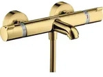 hansgrohe Ecostat Comfort Wannenthermostat 13114990 Aufputz, 2x Verbraucher,