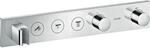 hansgrohe Axor ShowerSolutions Thermostatmodul Select 18356000, chrom, f&uuml;r 3