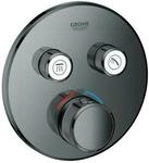 Grohe Grohtherm Smartcontrol Fertigmontageset 29119A00 hard graphite, rund,