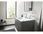hansgrohe Finoris 160 3-Loch-Waschtischarmatur 76034000 mit Push-Open Ablaufgarnitur,