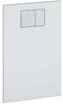 Geberit AquaClean Designplatte 115324SI1 Glas/wei&szlig;, f&uuml;r WC-Komplettanlage
