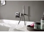 hansgrohe Finoris Fertigmontageset 76415670 Unterputz-Wannenarmatur, mattschwarz