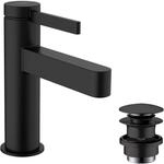 hansgrohe Finoris 100 Waschtischarmatur 76010670 mit Push-Open Ablaufgarnitur,