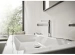 hansgrohe Finoris 110 Waschtischarmatur 76024000 mit Push-Open Ablaufgarnitur,