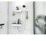 hansgrohe WallStoris Handbrause Set 24250700 3jet EcoSmart Activation, Thermostat,