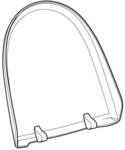 Geberit WC-Deckel wei&szlig;-alpin 250067111 zu Geberit AquaClean 8000 / 8000plus