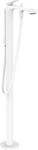 hansgrohe Vivenis Fertigmontageset 75445700 Wannenarmatur, bodenstehend, mattwei&szlig;
