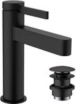hansgrohe Finoris 110 Waschtischarmatur 76024670 mit Push-Open Ablaufgarnitur,