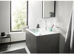 hansgrohe Finoris 160 3-Loch-Waschtischarmatur 76034700 mit Push-Open Ablaufgarnitur,