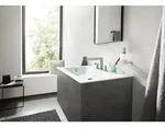 hansgrohe Finoris 110 3-Loch-Waschtischarmatur 76033000 mit Push-Open...