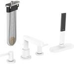 hansgrohe Finoris Fertigmontageset 76444700 4-Loch-Wannenrandarmatur, mit sBox,