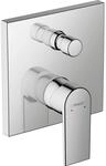 hansgrohe Vernis Shape Fertigmontageset 71468000 Unterputz-Wannenarmatur, chrom