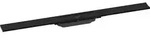 hansgrohe RainDrain Flex Duschrinne 56044670 80cm, Fertigset, k&uuml;rzbar, mattschwarz