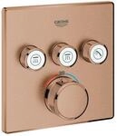 Grohe Grohtherm Smartcontrol Fertigmontageset 29126DL0 warm sunset geb&uuml;rstet, eckig,