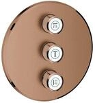 Grohe Grohtherm Smartcontrol Fertigmontageset 29122DL0 warm sunset geb&uuml;rstet, rund,