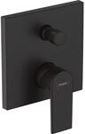 hansgrohe Vernis Shape Fertigmontageset 71468670 Unterputz-Wannenarmatur, mattschwarz