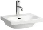 Laufen Lua Aufsatz-Handwaschbecken H8160800001091 45x35cm, wei&szlig;, mit &Uuml;berlauf, ohne