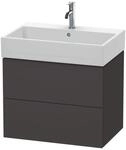 Duravit L-Cube Waschtisch-Unterschrank LC627608080 68,4 x 45,9 cm, graphit supermatt,