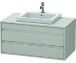 Duravit Ketho Waschtisch-Unterschrank KT675500707 100 x 55 cm, betongrau matt, f&uuml;r