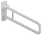 Hewi 801 St&uuml;tzklappgriff 801.50.10697 600 mm, lichtgrau, drehbar, Aluminiumkern