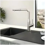 Villeroy und Boch Subway Style Shower K&uuml;chenarmatur 928500LC ausziehbar, Edelstahl