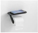 hansgrohe WallStoris Papierrollenhalter 27928670 230mm, mit Ablage, Wandmontage,