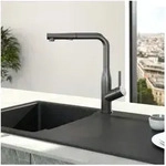 Villeroy und Boch Subway Style Shower K&uuml;chenarmatur 92850005 ausziehbar, Anthracite