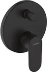 hansgrohe Vernis Blend Fertigmontageset 71466670 Unterputz-Wannenarmatur, mattschwarz