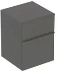 Geberit Smyle Square Seitenschrank 500357JK1 45x60x47cm, mit 2 Schubladen, lava matt