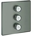 Grohe Grohtherm Smartcontrol Fertigmontageset 29127AL0 hard graphite geb&uuml;rstet,