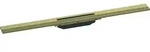hansgrohe RainDrain Flex Duschrinne 56044140 80cm, Fertigset, k&uuml;rzbar, brushed