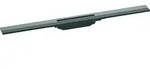 hansgrohe RainDrain Flex Duschrinne 56044340 80cm, Fertigset, k&uuml;rzbar, brushed black