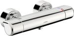 Hansa Hansacare Dusch-Thermostat 08707100 Aufputz, S-Anschl&uuml;sse verdeckt, chrom
