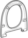 Geberit WC-Sitz 243215111 wei&szlig;, zu AquaClean Mera Classic
