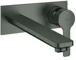 Grohe Lineare Fertigmontageset 23444AL1 hard graphite geb&uuml;rstet,