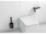hansgrohe WallStoris Toilettenset 27969670 aus Kunststoff, Mattschwarz