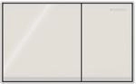 Geberit Bet&auml;tigungsplatte Omega 60 Square 115081JL1 Taste sand grau, Rahmen