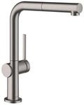 hansgrohe Talis M54 270 K&uuml;chenarmatur 72808340 mit Ausziehauslauf, 1jet, brushed
