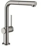 hansgrohe Talis M54 270 K&uuml;chenarmatur 72809340 mit Ausziehauslauf, 1jet, brushed