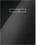 TECE Bet&auml;tigungsplatte TECElux 9650003 Glas schwarz, sen-Touch Elektronik