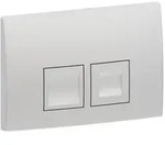Geberit Delta 25 Square Bet&auml;tigungsplatte 115135465 mattverchromt, f&uuml;r
