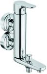 Kludi Objekta Wannenarmatur 364890575 chrom, vertikale Blockarmatur