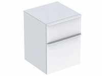 Geberit Smyle Square Seitenschrank 500357001 45x60x47cm, mit 2 Schubladen, weiß